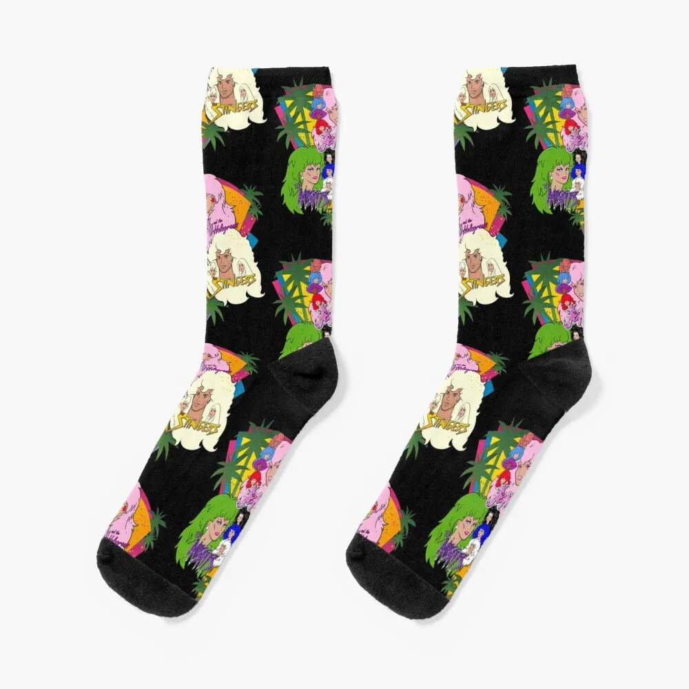 

Jem Battle of the Bands Socks winter gifts sheer Hiking boots Stockings compression Men Socks Women's