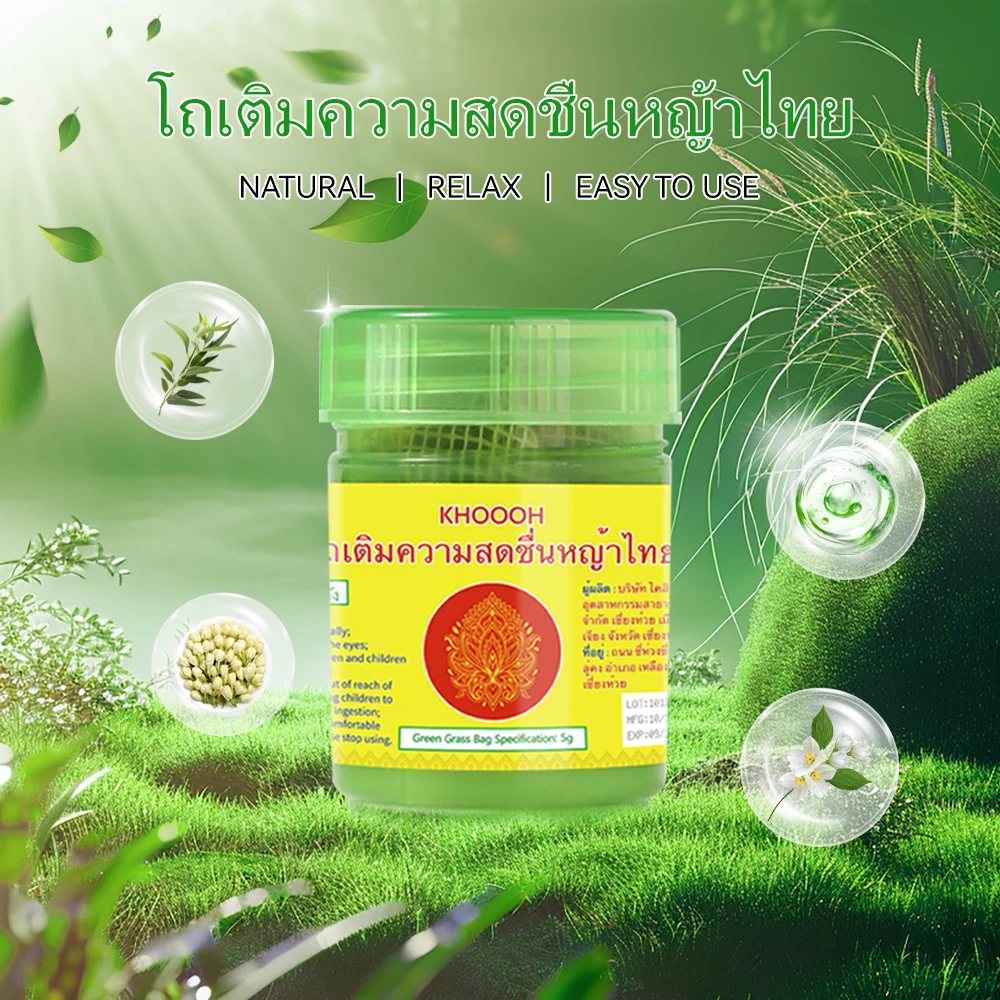 Nasal Inhaler 1/3pcs Thai Herbal Inhalant Hong Thai Traditional Nose flow carsick refreshing Refreshing relax Essences
