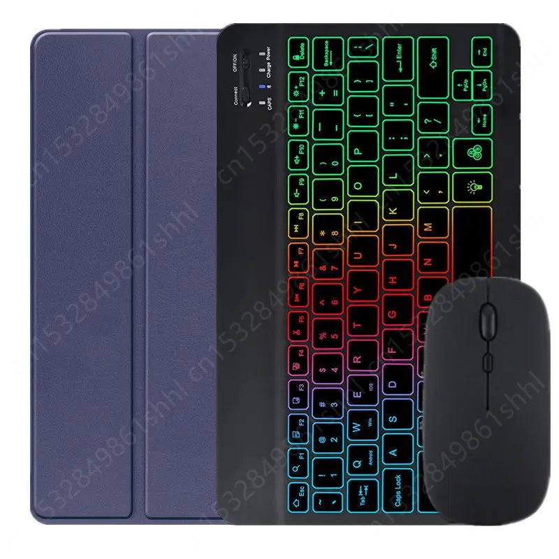 Vibrant Backlit Keyboard Case with Multi-Language Support