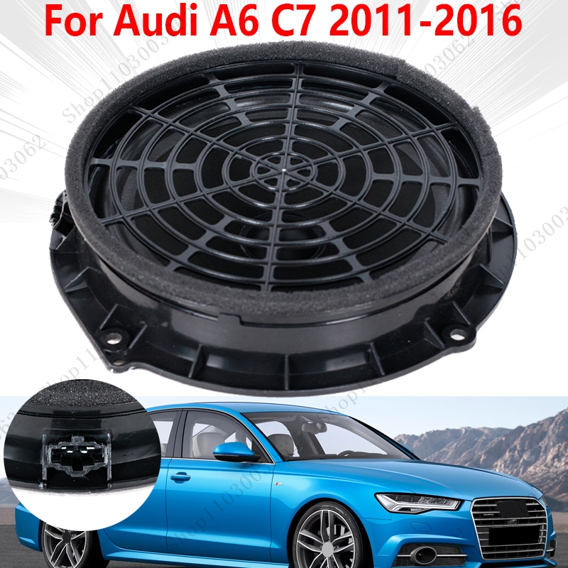 Trumpet Auto Front Or Rear Door Speaker Middle Bass Horn For Audi A6 C7 2011 2012 2013 2014 2015 2016 4G2035415 4G1035411