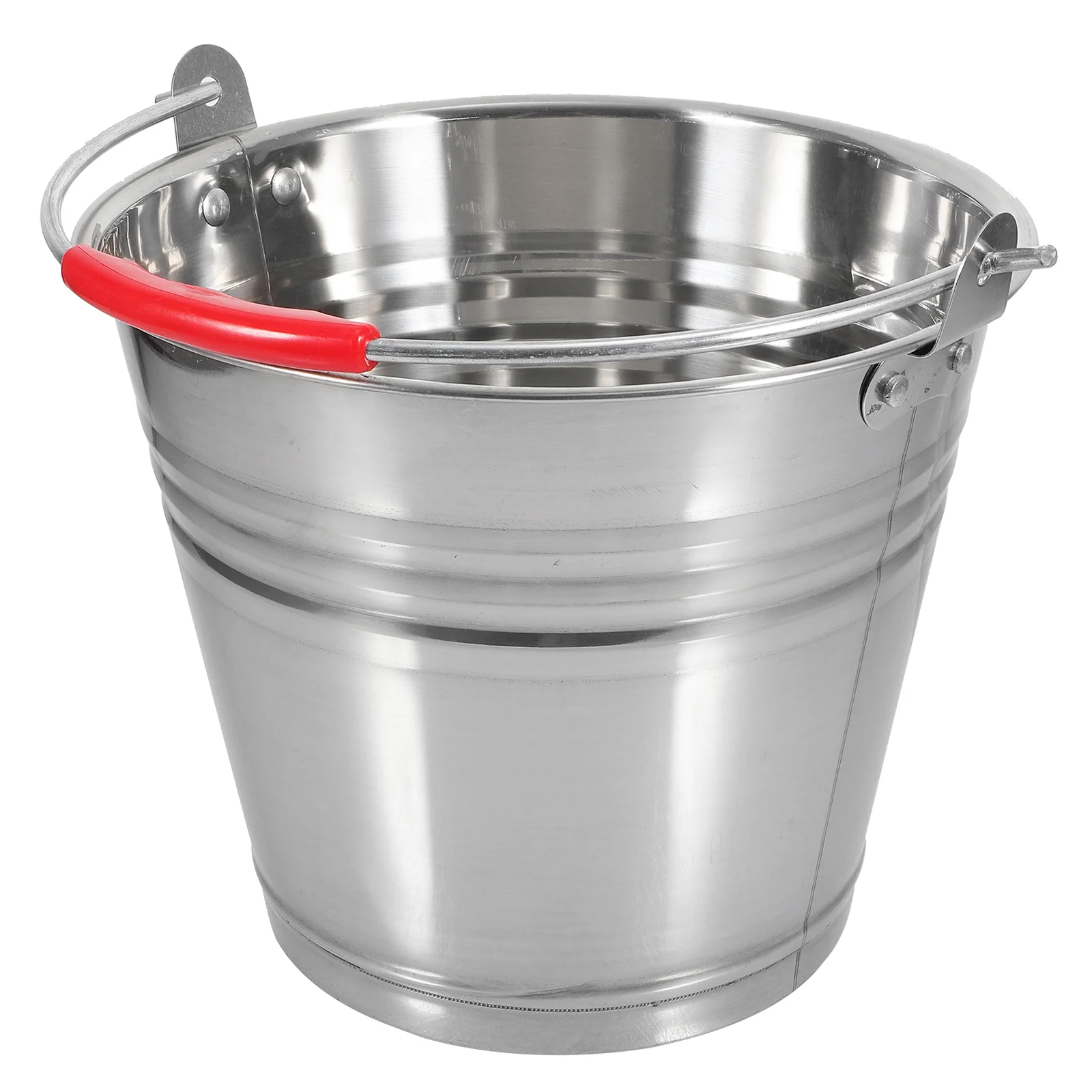 

Stainless Portable Water Portable Water Portable Water Portable Kettle Round Bucket Milk Container for Farm Multipurpose Bucket