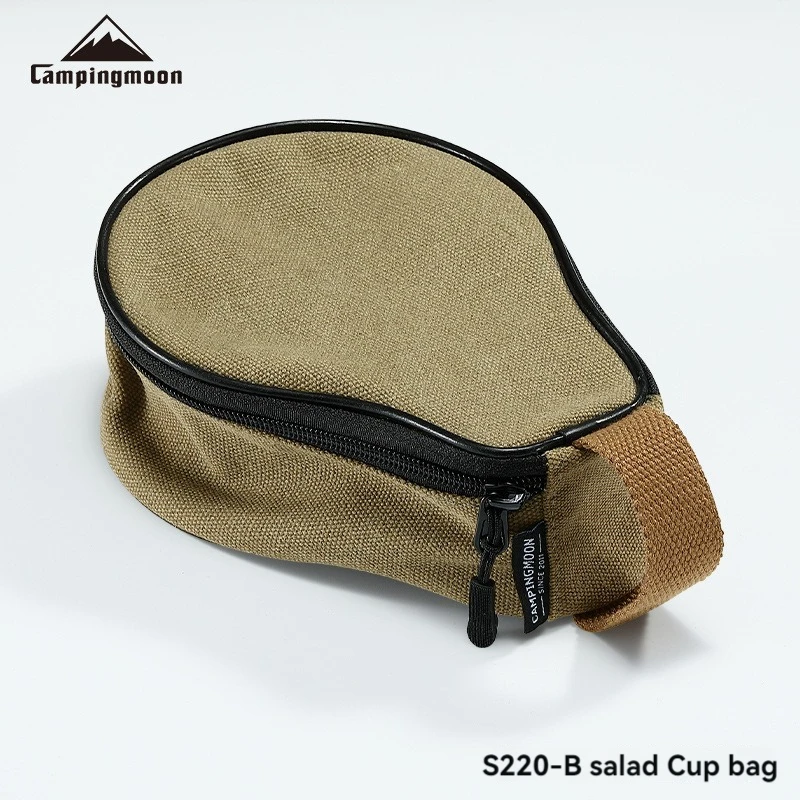 CAMPINGMOONOutdoor Camping Barbecue Tableware Storage Bag Wear-Resistant Snow Bowl Tote Bag Large Capacity Sundries Picnic Pouch
