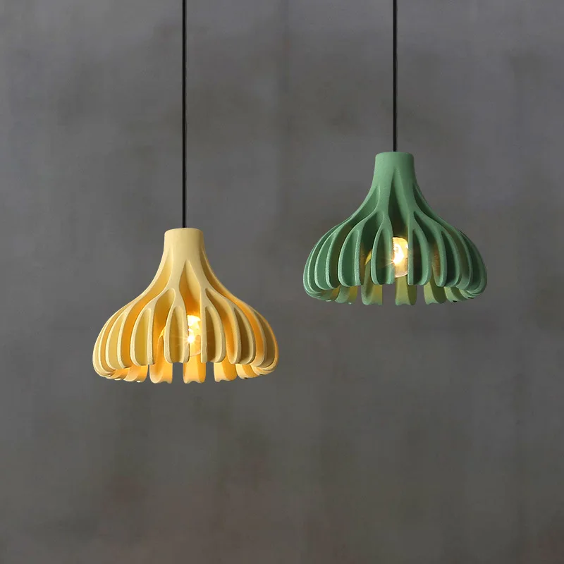 

Designer makaron resin bar study personalized creative commercial decorative Chandelier