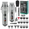 VGR Original Waterproof Combo Set Professional Hair Trimmer Rechargeable Hair Cipper for Men Electric Hair Cutting Machine V-675 2
