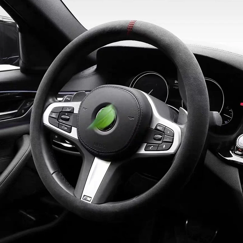 SteeringWheelCoverUltrathinNonslipDshapedRoundBreathable