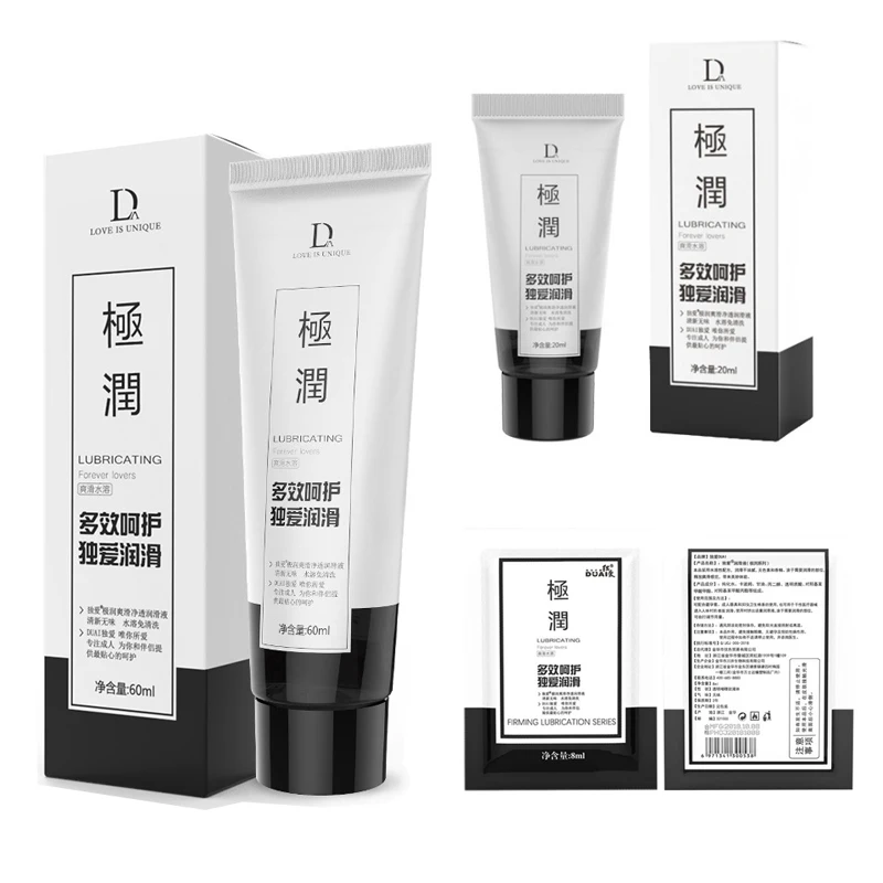 

60ML Water-soluble Lubricants Easy To Clean Lubricants Oil Gay Anal Sexy Lubricant Vagina Massage Oil Adult Couple Sexy Product