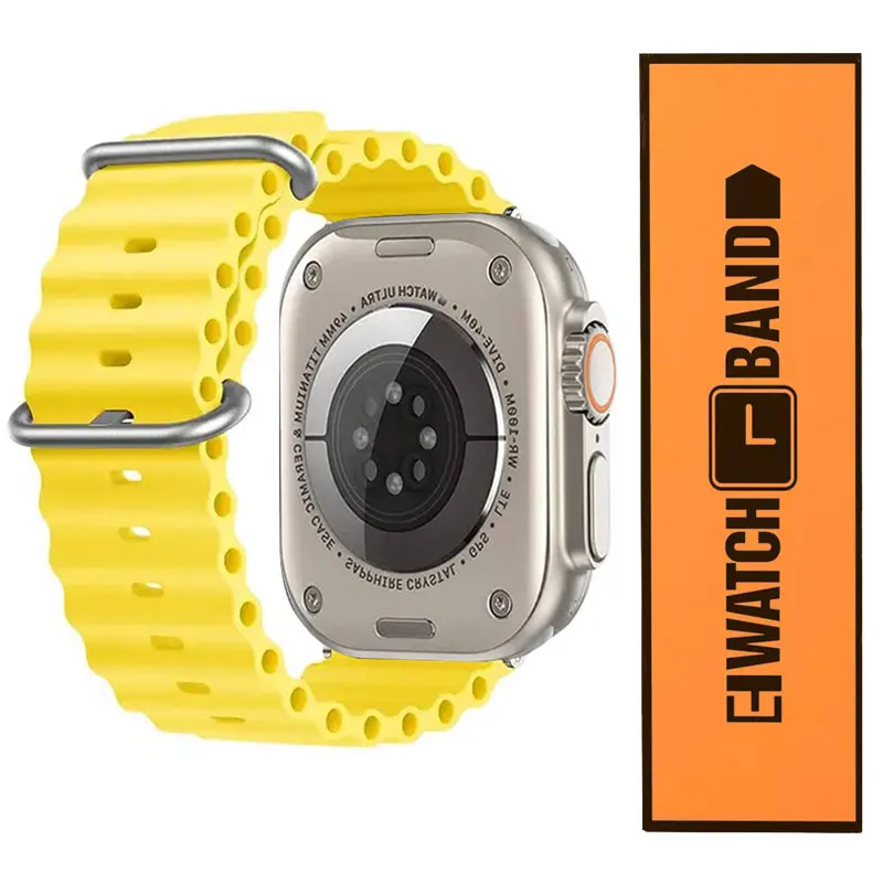 Sport watch strap for Apple watch ultra 2 1 band for series 9 10 SE Silicone Bracelet 42mm 44mm 45mm 49mm 46mm 42 44 45 46 49 mm 6