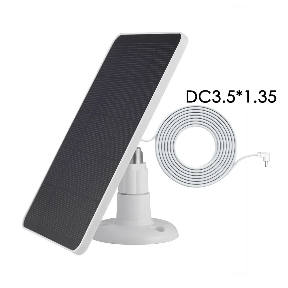 20W IP Camera Charger IP65 Waterproof Solar Panel Kit Wall Mount Bracket for Ring Spotlight Camera/Ring Stick Up Camera
