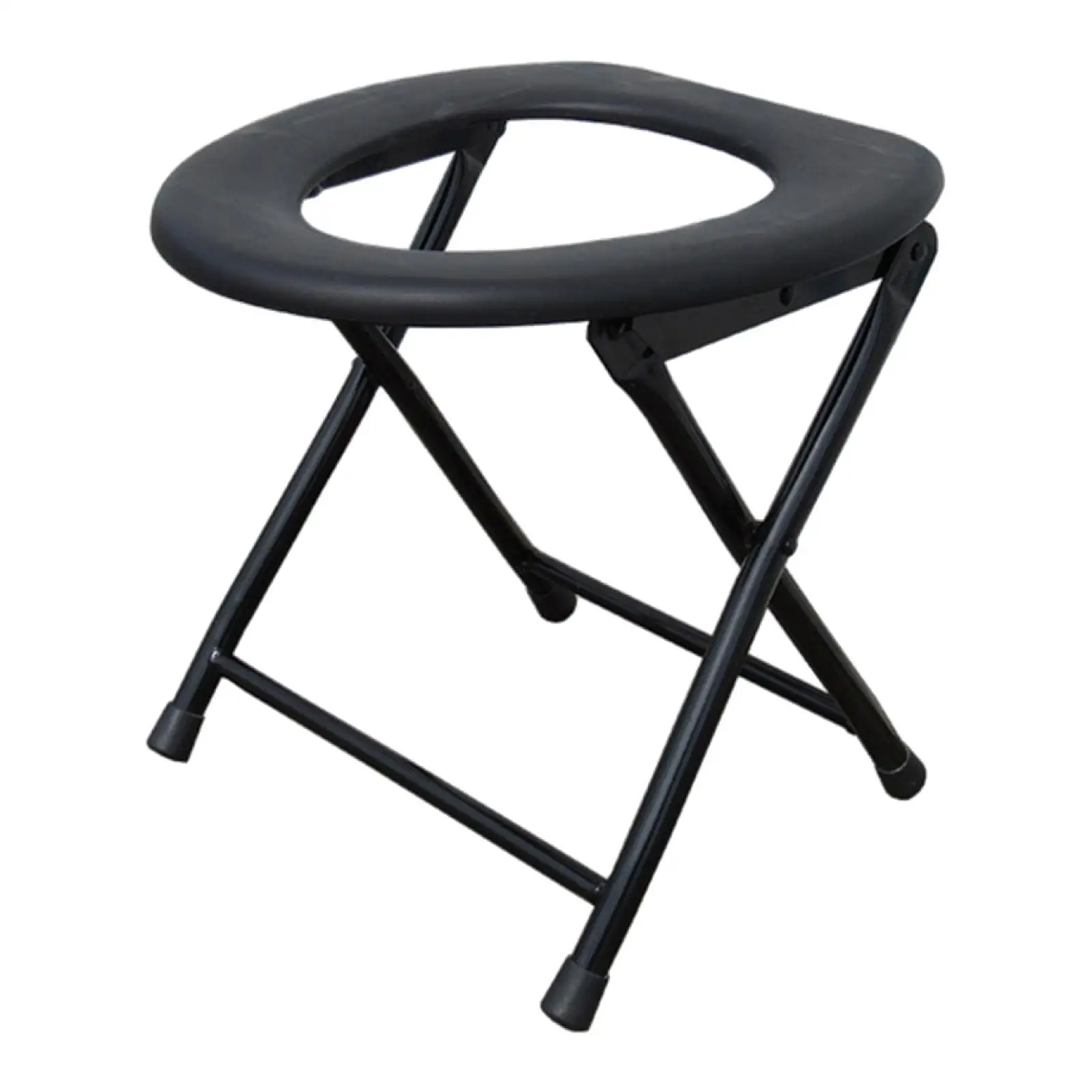 Portable Camping Toilet Seat Bedside Commodes for Adults Comfortable Folding Portable Camping Toilet Seat Bedside Commodes for Adults Comfortable Folding