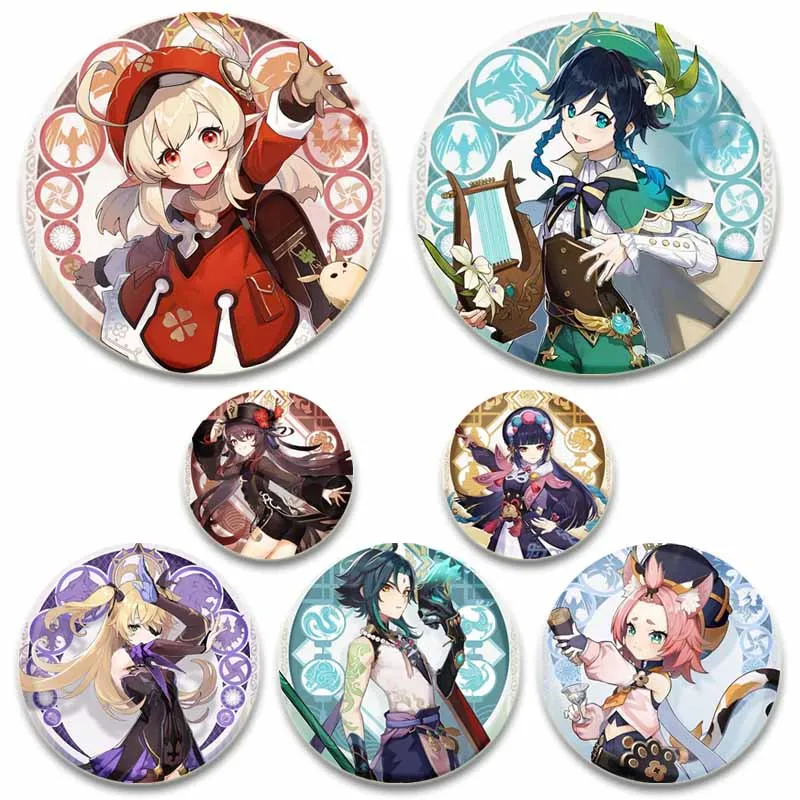 58MM One Piece Cosplay Anime Badge Button Pin Brooch Badges