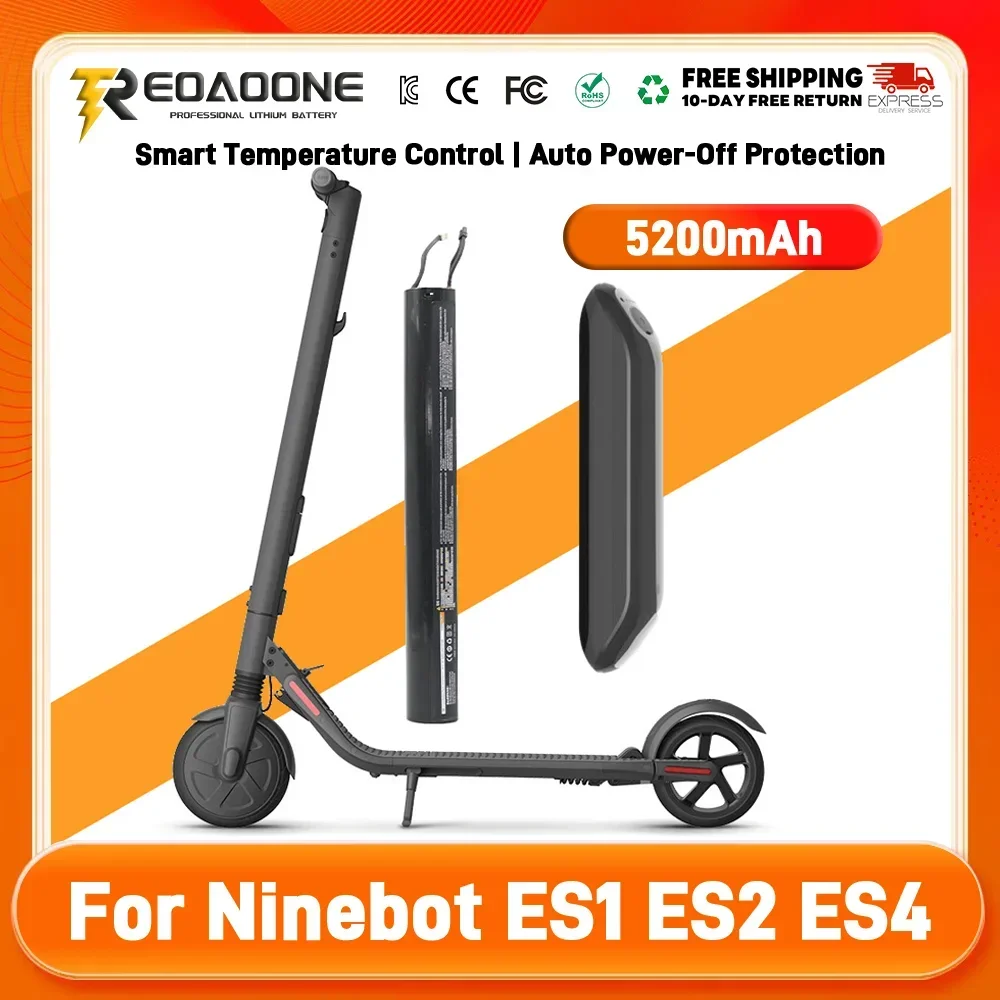 Segway Ninebot ES1/ES2/ES4/E22 用の大容量 36V 5200mAh 交換用