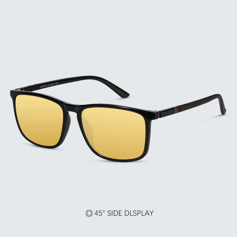 Night Vision Yellow Lens Anti-Glare Goggle Night Driving Sunglasses Eyewear UV400