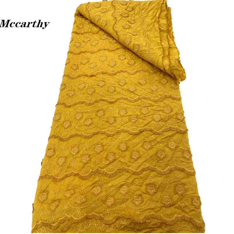 

Французская кружевная ткань с цветочной вышивкой 2024, Высококачественная африканская сетчатая шифоновая роскошная кружевная ткань для женских свадебных платьев WS22HN