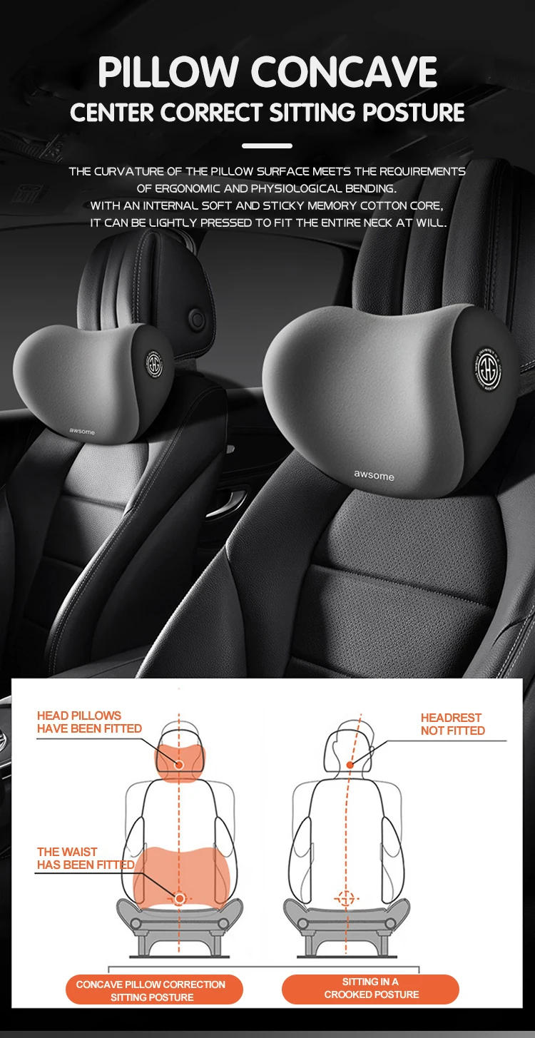 Four Seasons General Motors Seat Cushion High Quality Memory Cotton Headrest Cervical Spine Pillow Waist Cushi Neck Protection 19 Four Seasons General Motors Seat Cushion High Quality Memory Cotton Headrest Cervical Spine Pillow Waist Cushi Neck Protection 3