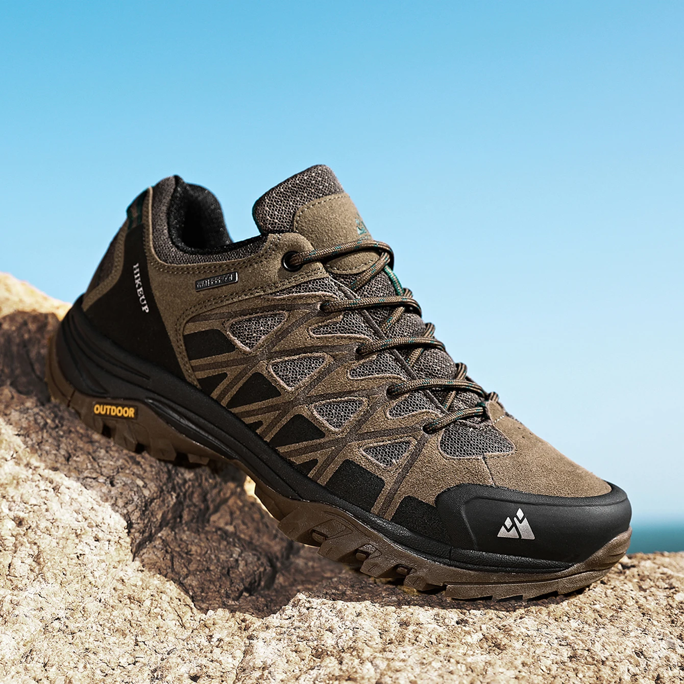 HIKEUP Men’s Outdoor Hiking Shoes 6