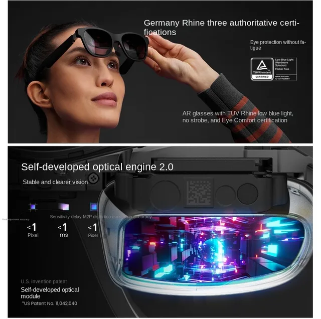 美品】XReal Air2 Pro VRグラス（最新ARグラス XREAL Air 2 Pro で「高 