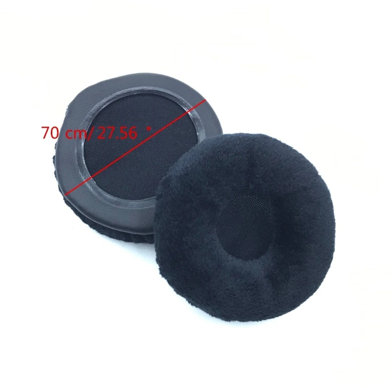 자격을 갖춘 수리 스폰지 소프트 벨벳 귀마개 60mm-110mm 헤드폰 헤드폰 커버 소음 커버 예비 부품 분리