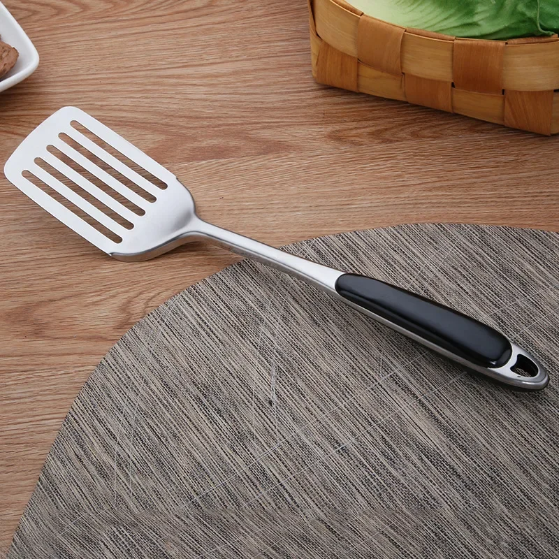 Kitchen Utensils Stainless Steel Spatula Soup Spoon Shovel Thickened Anti-scalding Rice Spoon Frying Shovel Utensils Kitchen