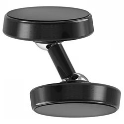 Double - Sided Magnetic Phone Mount Stand for Versatile Use in Gym and Kitchen (Black Color)