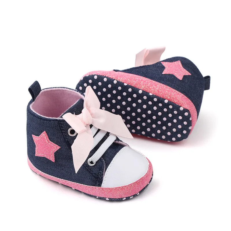 Baby Shoes Sneakers Cute Leopard Infant Soft Sole Crib Shoes Toddler First Walkers Boys Girls Casual Boots