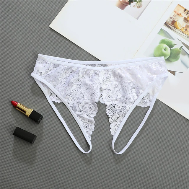 Sexy Lace Briefs Hollow Out Women Panties Sexy Open Bottom Crochet Lace Up  Panty Thongs G String Lingerie Underwear Bragas - AliExpress