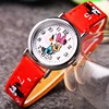 Disney Minnie student Cute Cartoon Girls Kids Quartz Watches 4-14 years old Children's Watch Lovely Fashion Girl Wristwatches 3