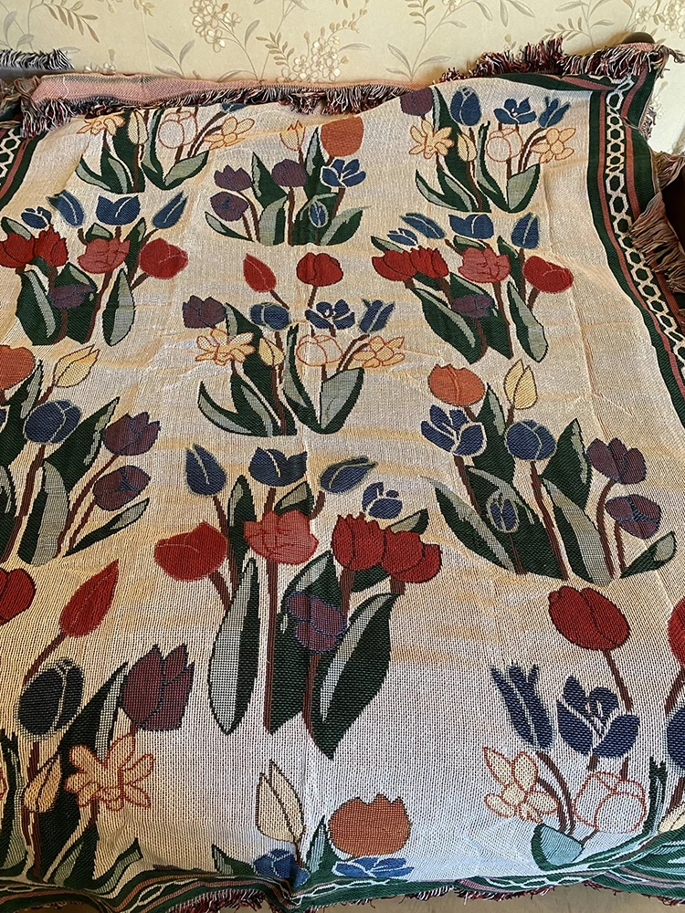 Tulip Flowers Blanket