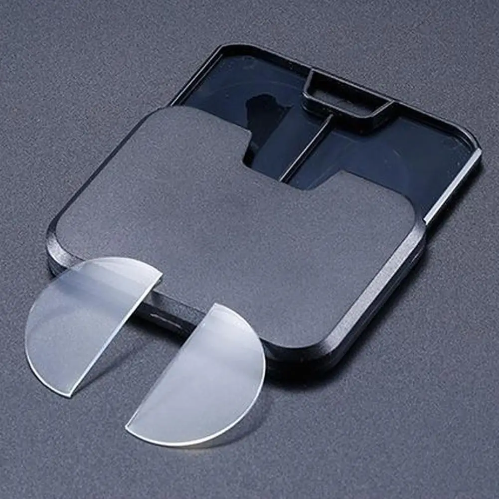 2pcs Stick-on Reading Glasses Lens Liquid Silicone Bifocal Presbyopic Lenses Magnification Bifocal Lenses +100 to +350 2