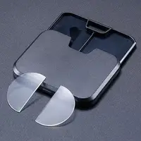 2pcs Stick-on Reading Glasses Lens Liquid Silicone Bifocal Presbyopic Lenses Magnification Bifocal Lenses +100 to +350 2