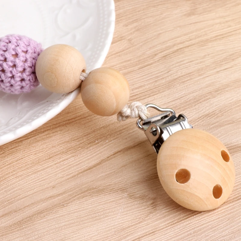 

Деревянная петля для младенцев, держатель для соски, зажим для соски, прорезыватель для соски, ремешок для пустышки, ча