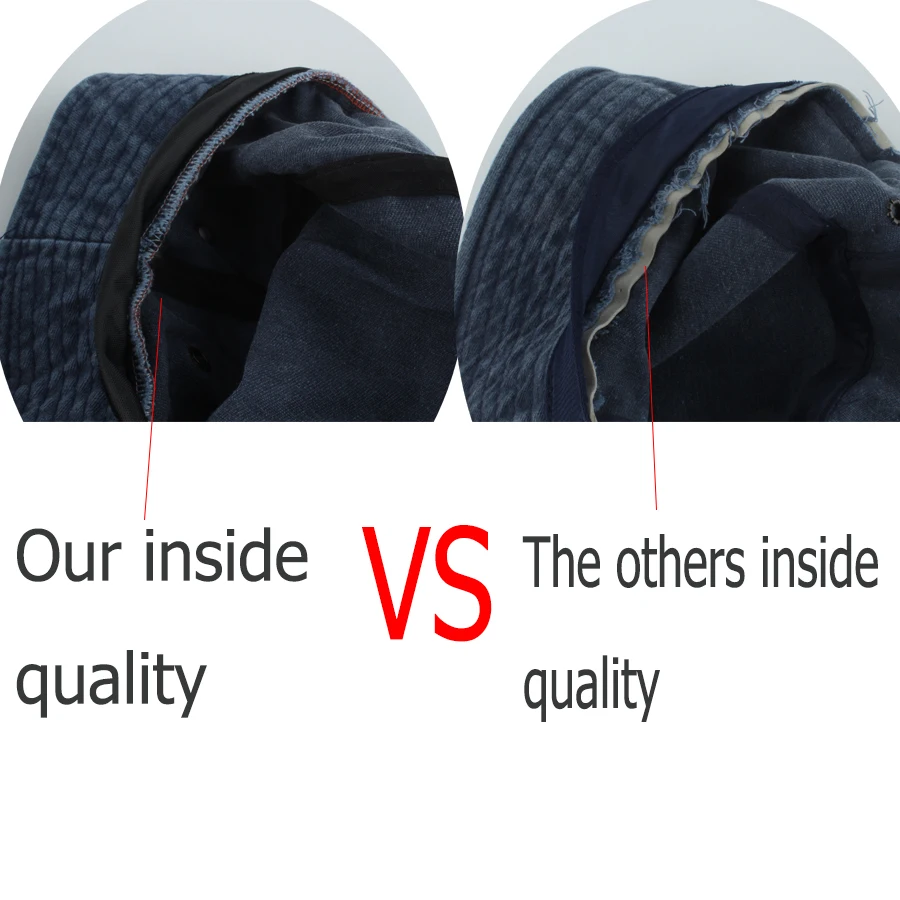 Fisherman Hat Vintage Denim Bucket Hats Outdoor for Men Women Washed Cotton Panama Hat fisherman hat denim bucket hats bucket hats