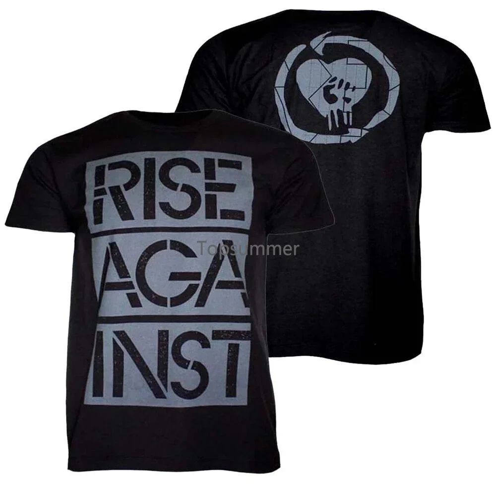 

Rise Against Stacked Stencil Ghost Notes T-Shirt Unisex Rock Band Tee