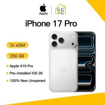 Apple iPhone 17 Pro 256GB Original New Unlocked Dual ESIM Version 120Hz 6.3' OLED A19 Pro 5G iOS 26 No Physical Nano SIM Tray 2