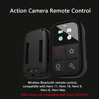 Для экшн-камеры Insta360 X5 X4 X3 GO3S Ace Pro 2, беспроводной водонепроницаемый Bluetooth-пульт дистанционного управления, диапазон 50 м, светодиодный экран, ремешок на запястье — изображение 3