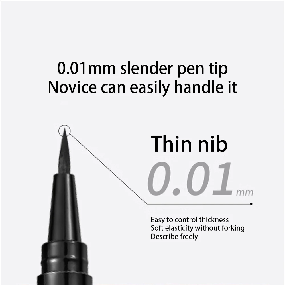 Liquid Eyeliner Sweat-proof Fast-drying Waterproof Precision Tip For Sensitive Eyes