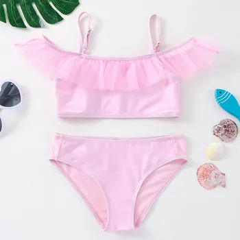 ملابس سباحة صيفية مطبوعة بحراشف السمك للبنات الصغيرات 12