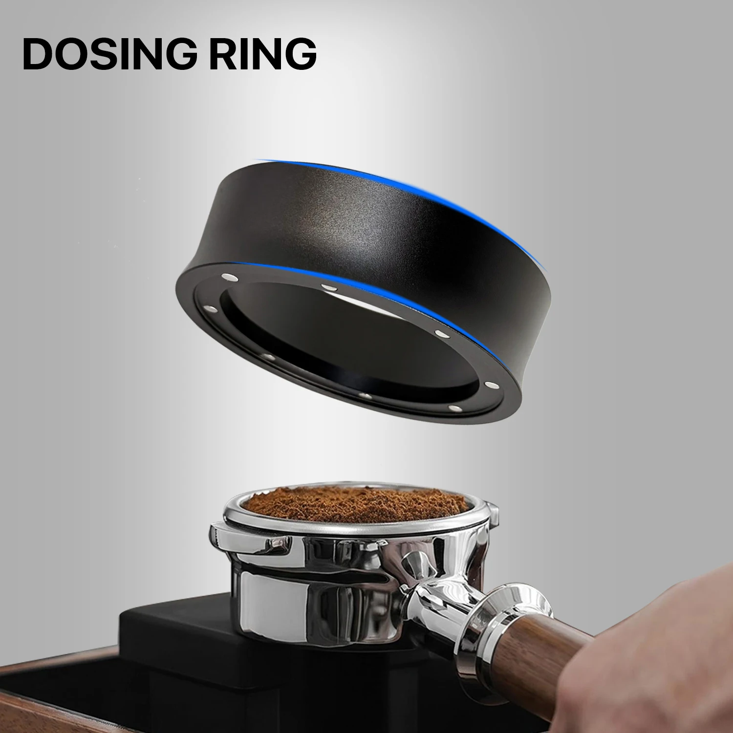 Magnetic Coffee Dosing Funnel and Portafilter Ring - Essential Barista Tool