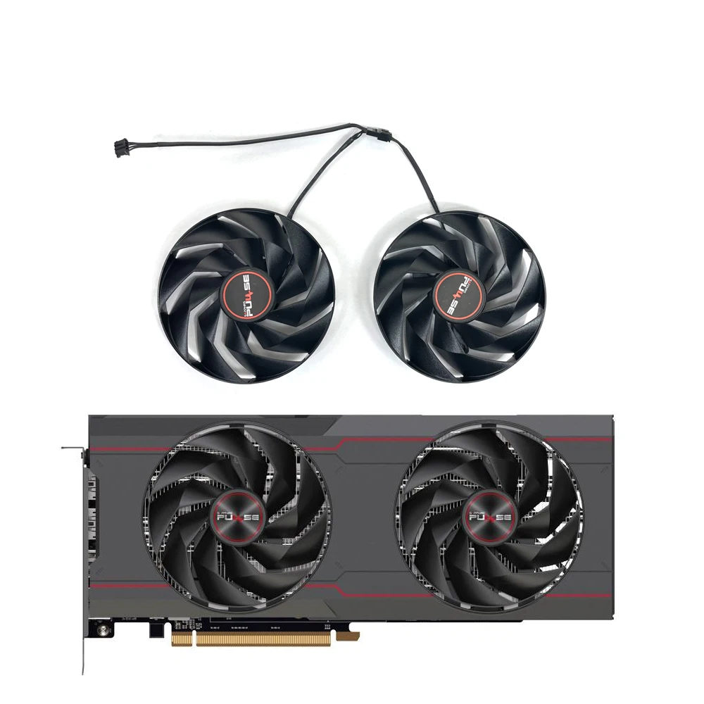Ventola Di Raffreddamento 95Mm Muslimyrx6750Xt Ventola Per Scheda Video Per Sapphire Pulse Amd Radeon Rx 6750 Xt Ventola Di Ricambio Per Scheda Grafic