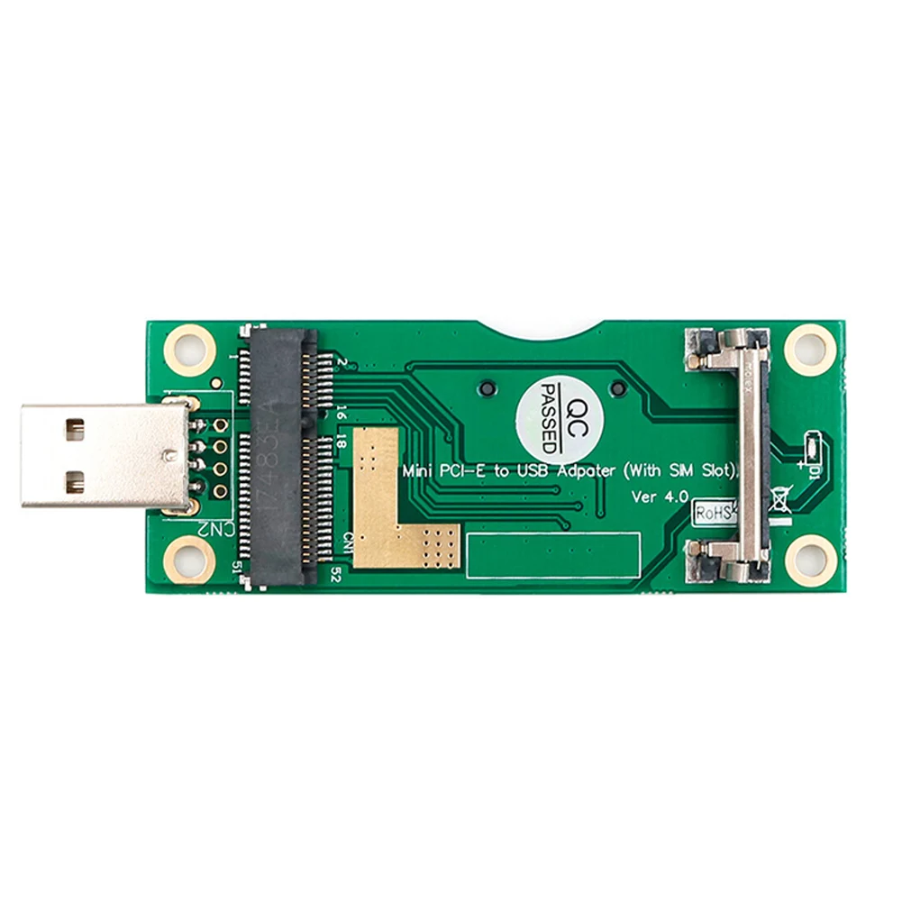 Adaptador Mini PCI-E a USB con ranura para tarjeta SIM, actualización del  módulo WWAN/LTE para tarjeta de red 3G/4G