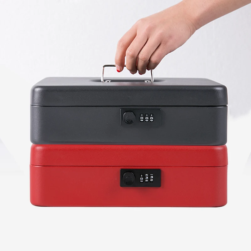 Lockable Mini Safe Box, Cash Box, Treasures, Supermarket, Convenience Store, Collection Safe Coins Boxes