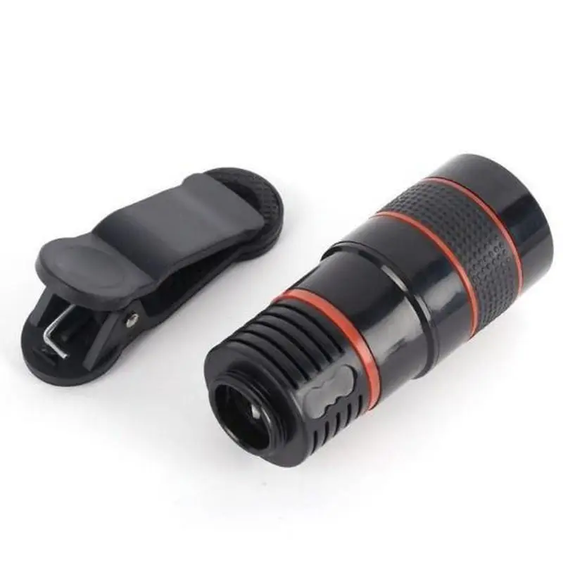 1 Pcs 12x Portable Mini High Magnification Monocular Telescope Long Lens Universal for Digital Camera & Mobile Phones 4