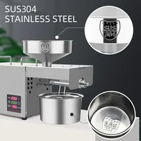 Oil press machine Automatic Home/Commercial Oil Expeller for Avocado Coconut Castor Flax Peanut Sunflower 2