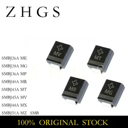 100PCS TVS Transient Suppression Diodes - New Stock (SMBJ36A MP)