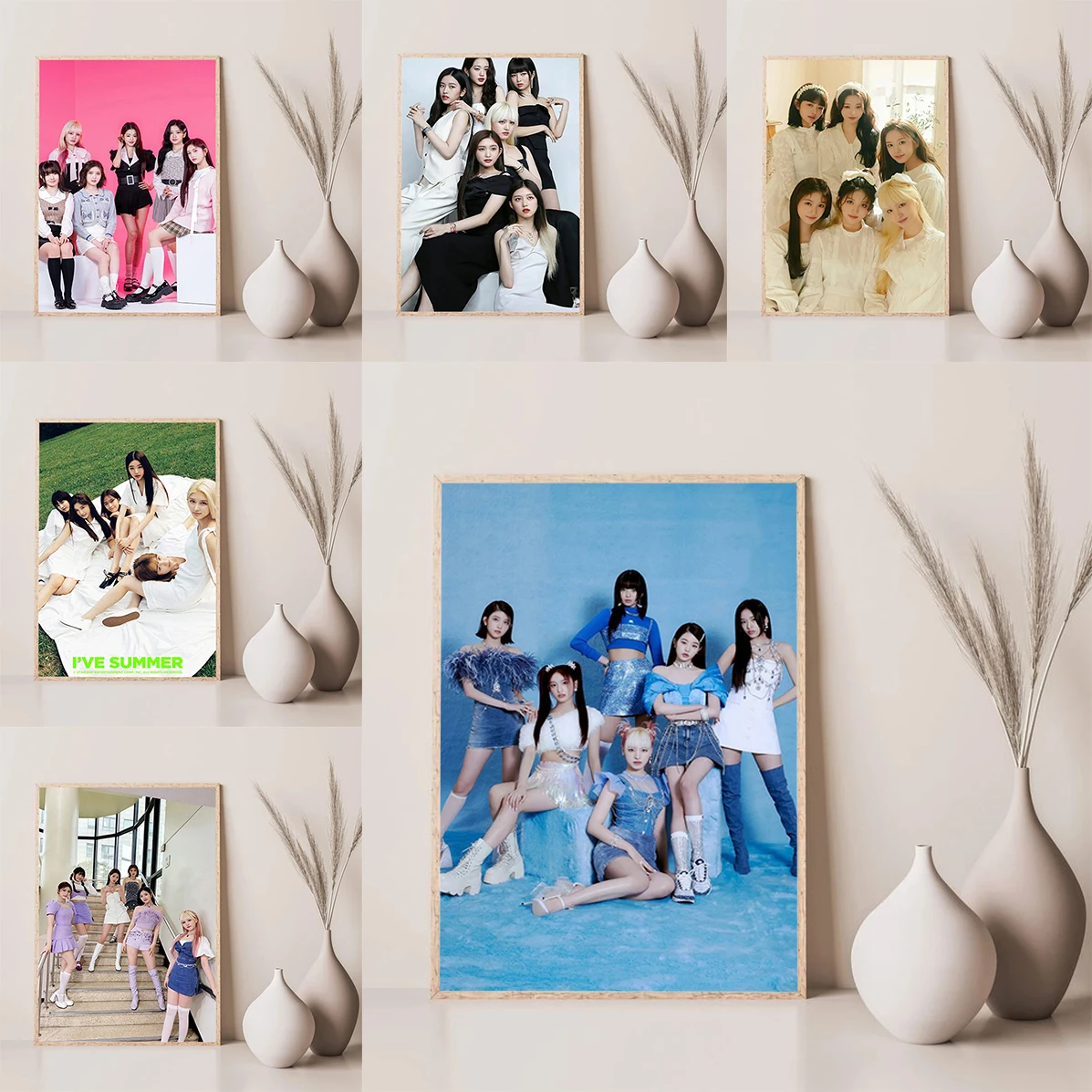 

Kpop Ive Posters for Wall Decor Decorative Prints Wall Painting Canvas Home Decore With Free Shipping Paintings for Bedroom Room