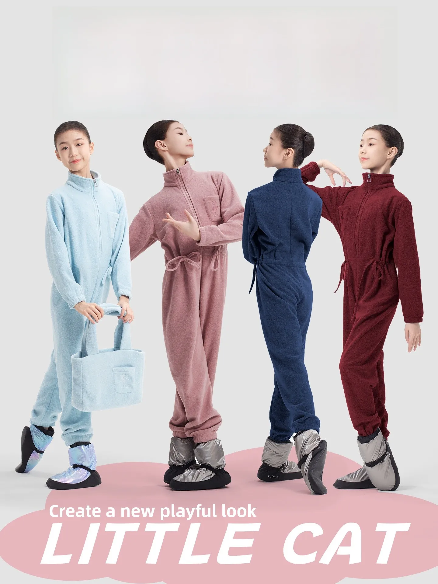 Thiened Velvet Ballet Dance Suit Women's High Elastici Practice Suits Autumn Winter Warm up Bodysuit Dancewear Ensemble