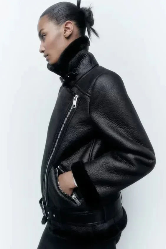 Trendy Winter New Fur Integrated Jacket Unique Street Fashion Warm Elegant Soft Shell Jacket For Men Women 3