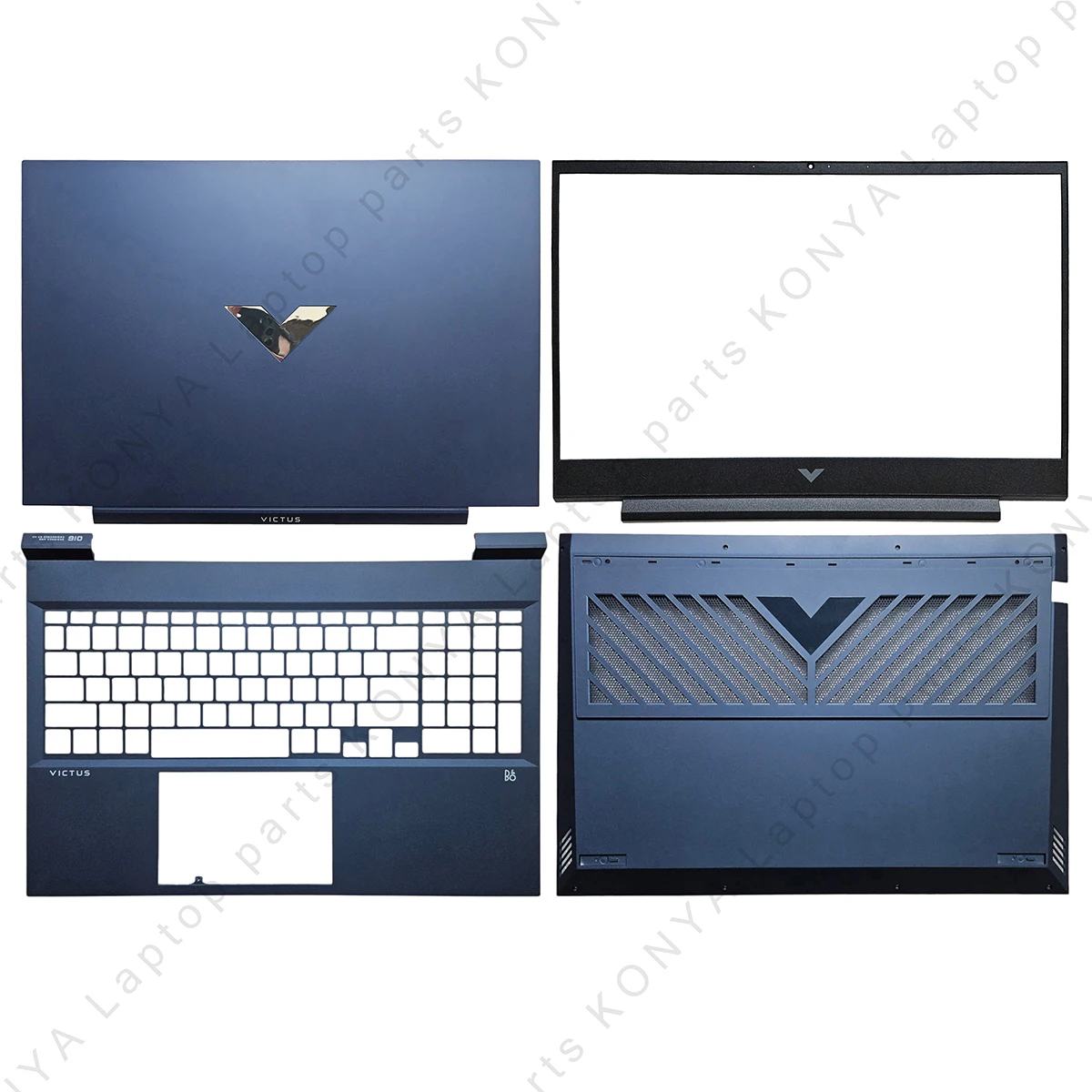 appuie-tête w/clavier Pour HP Victus 16-D 16-E TPN-Q264 TPN-Q263 WH/BL