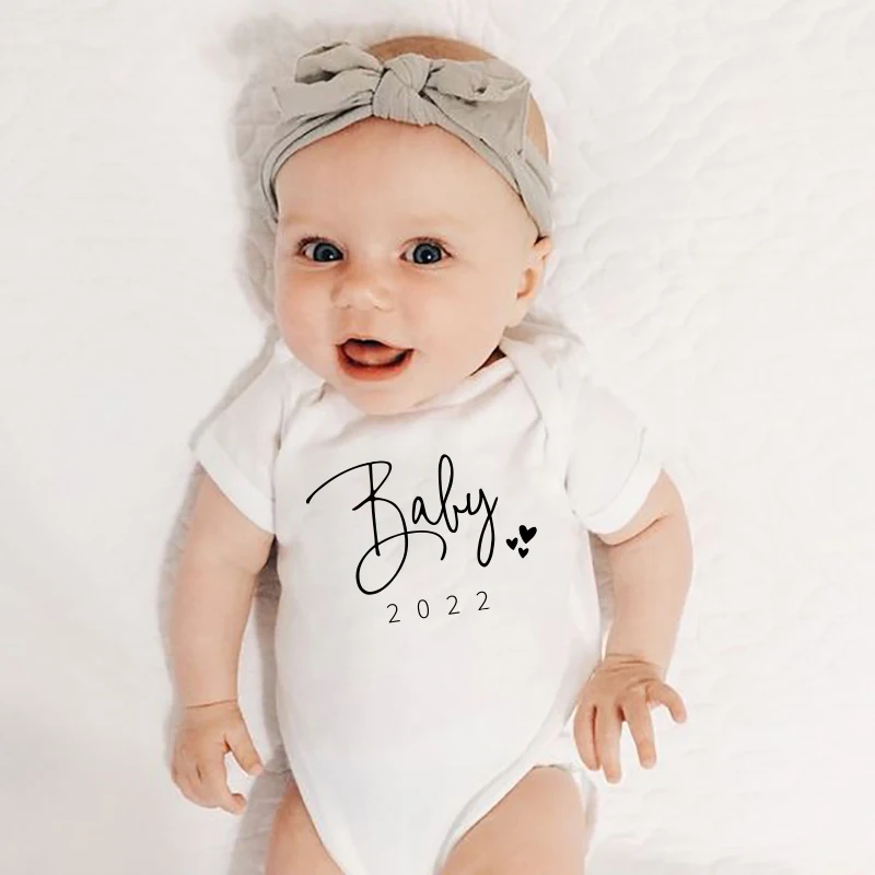 2022 Bodysuits For Infants 0-24M Baby Rompers Summer Baby Girl Boy Clothes For Newborn Babies Short Sleeve Bodysuit For Newborn