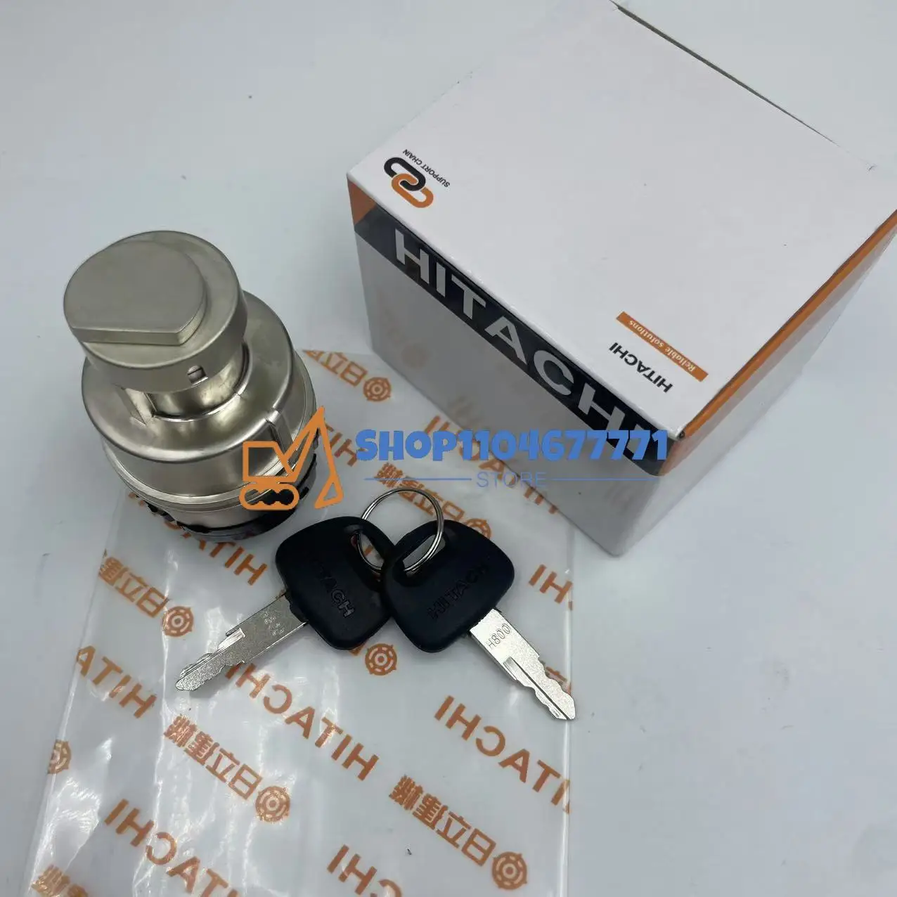 Excavator Ignition Switch Start Switch Electric Door Lock Key For