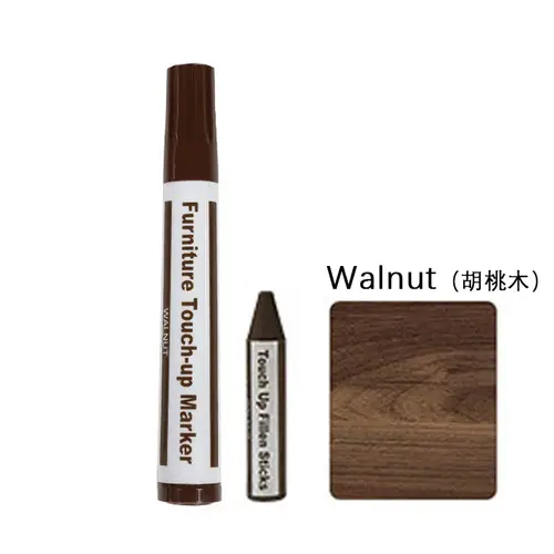 Wooden Furniture Repair Pen Touch Up Markers & Filler Sticks Wood Scratch Restoration Kit Patch Paint Pen Wood Composite Repair - Image 18